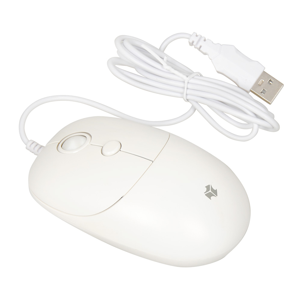 iBOX Seagull Kabelgebundene Optische Maus USB 2400 DPI Weiß