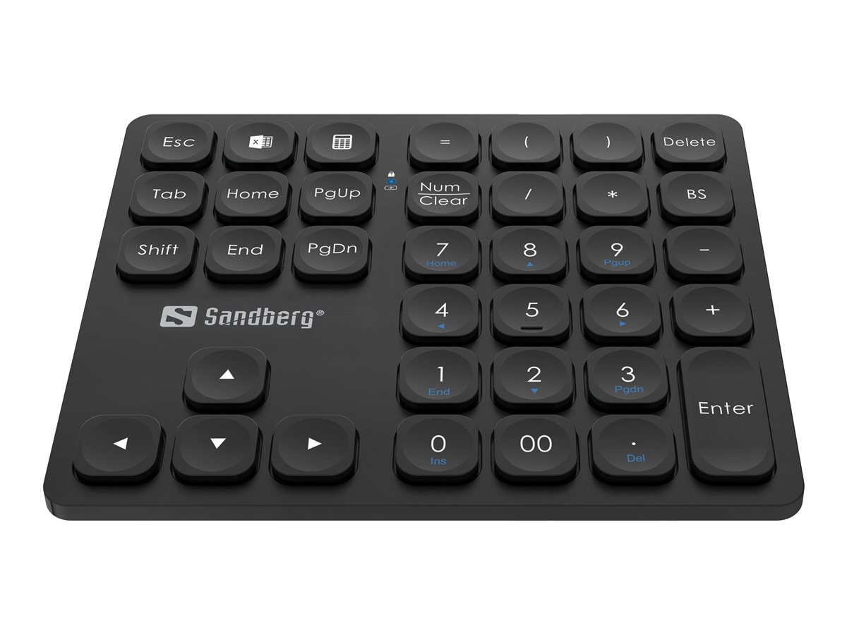 Sandberg Pro Kabelloses Keypad 2,4 GHz Schwarz