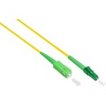 Patchkabel LWL Simplex OS2 (Singlemode, 9/125) LC (APC) / SC (APC), LSZH, 15m, Good Connections (LW-S915LASA)