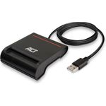 ACT AC6015 Smart-Card-Lesegerät Indoor USB 2.0 Schwarz (AC6015)