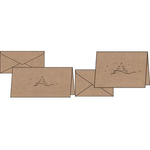 sigel Weihnachtskarte "Christmas tree", DIN lang (2/3 A4) für Laserdrucker & Kopierer, Kraftkarton 225 g/qm, - 1 Stück (DS070)