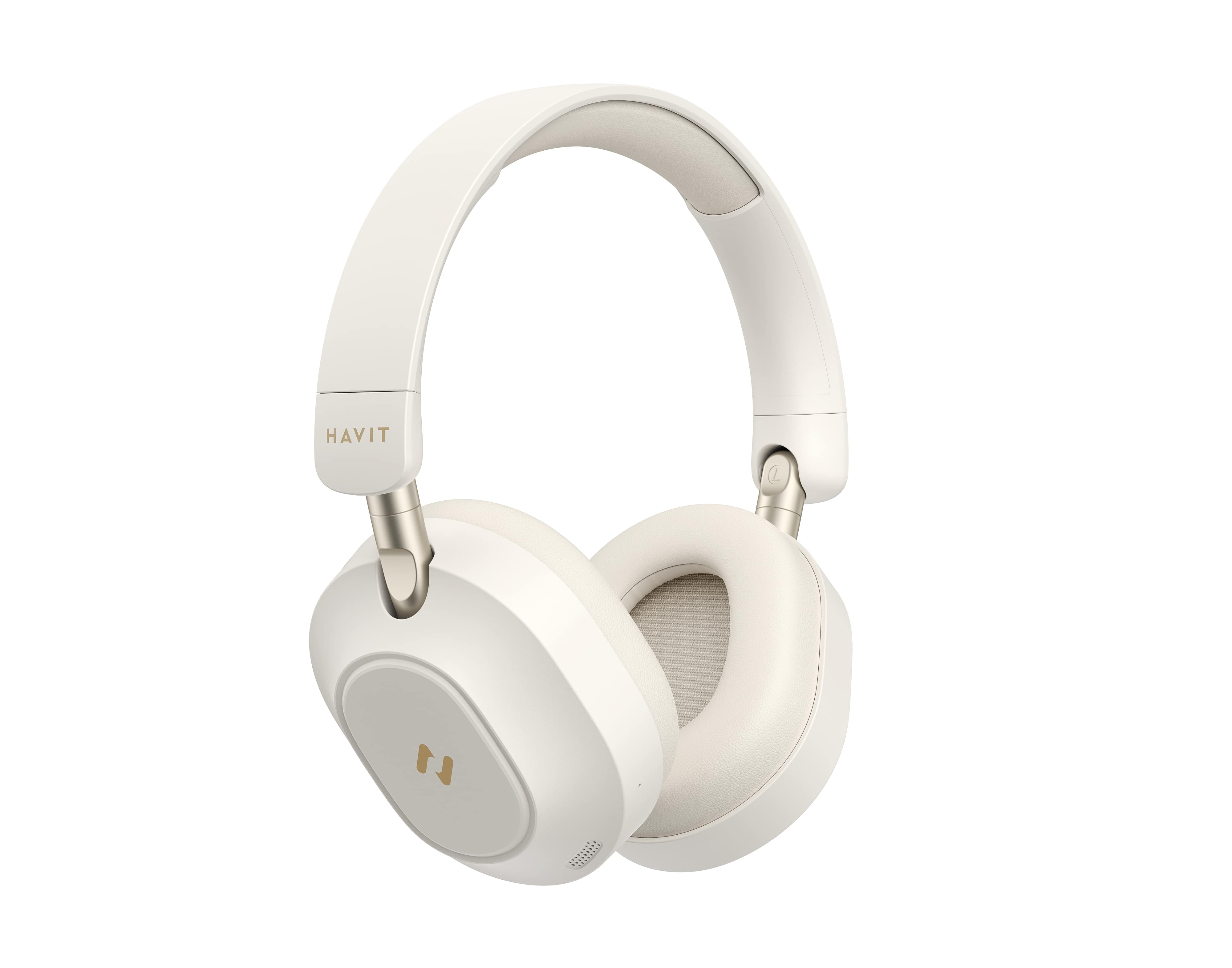 HAVIT H668BT Kabellose Bluetooth Kopfhörer 80 h Beige