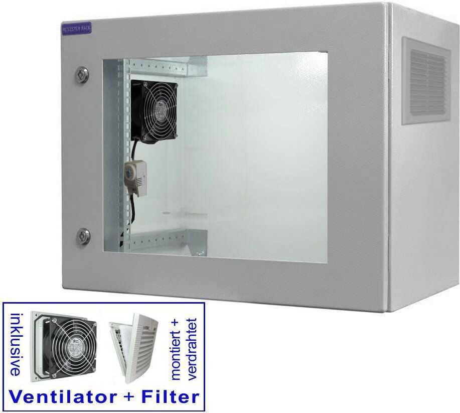 RESISTER 19"-Netzwerkschrank PRO Aktiv (99RRA19WV94GG)