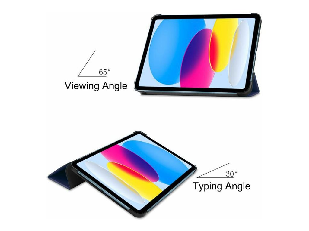 CoreParts Flip-Hülle für Apple iPad 10. Generation 10,9" Blau