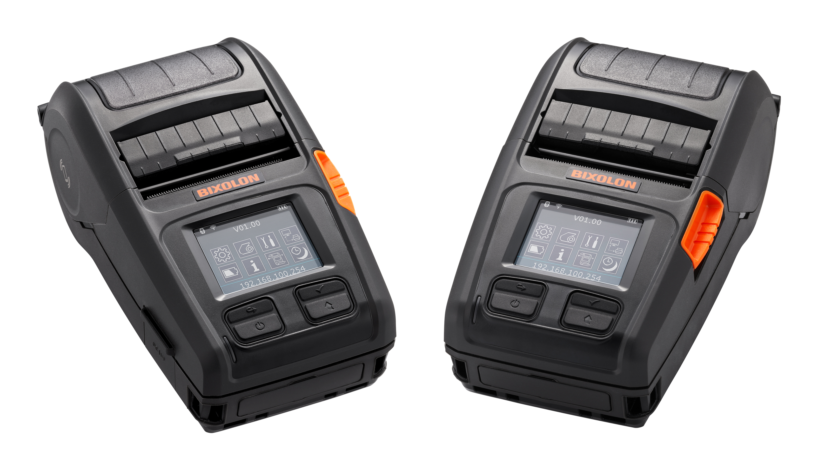 Bixolon XM7-20 Mobiler Etikettendrucker WLAN 203 DPI 128 MB RAM Schwarz