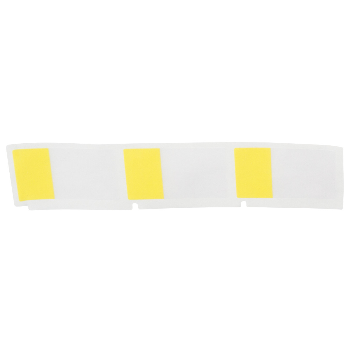 Brady M4-91-427-YL selbstlaminierendes Vinyl-Etikett 25.4 x 38.1 mm Gelb/Transparent