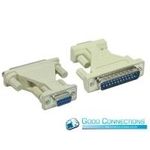 Alcasa 4073 D-Sub 9-pin D-Sub 25-pin Weiß Kabelschnittstellen-/adapter (4073)