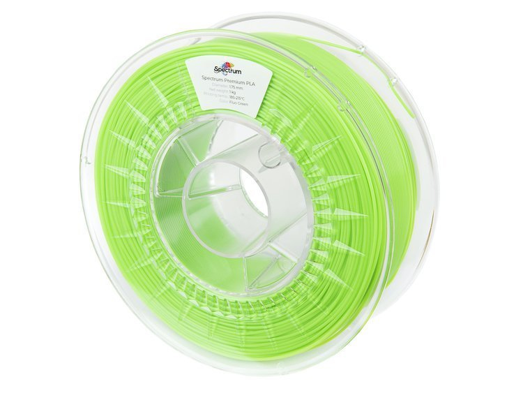 Spectrum Filaments PLA Premium 3D Filament 1,75 mm Fluoreszierend Grün 1 kg