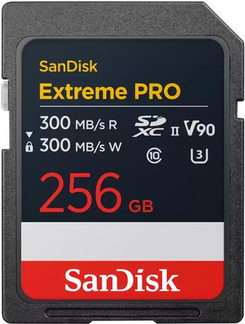 SanDisk SD Extreme PRO 256GB UHS-II V90 - Secure Digital (SD) (SDSDXDM-256G-GN4IN)