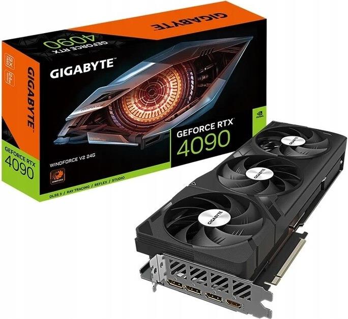 GIGABYTE GeForce RTX 4090D Windforce 24G, 24GB GDDR6X, HDMI, 3x DP (GV-N409DWF3-24GD)