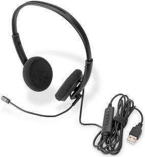 DIGITUS On Ear Office Headset, USB On Ear, noise reduction, USB (DA-12203)