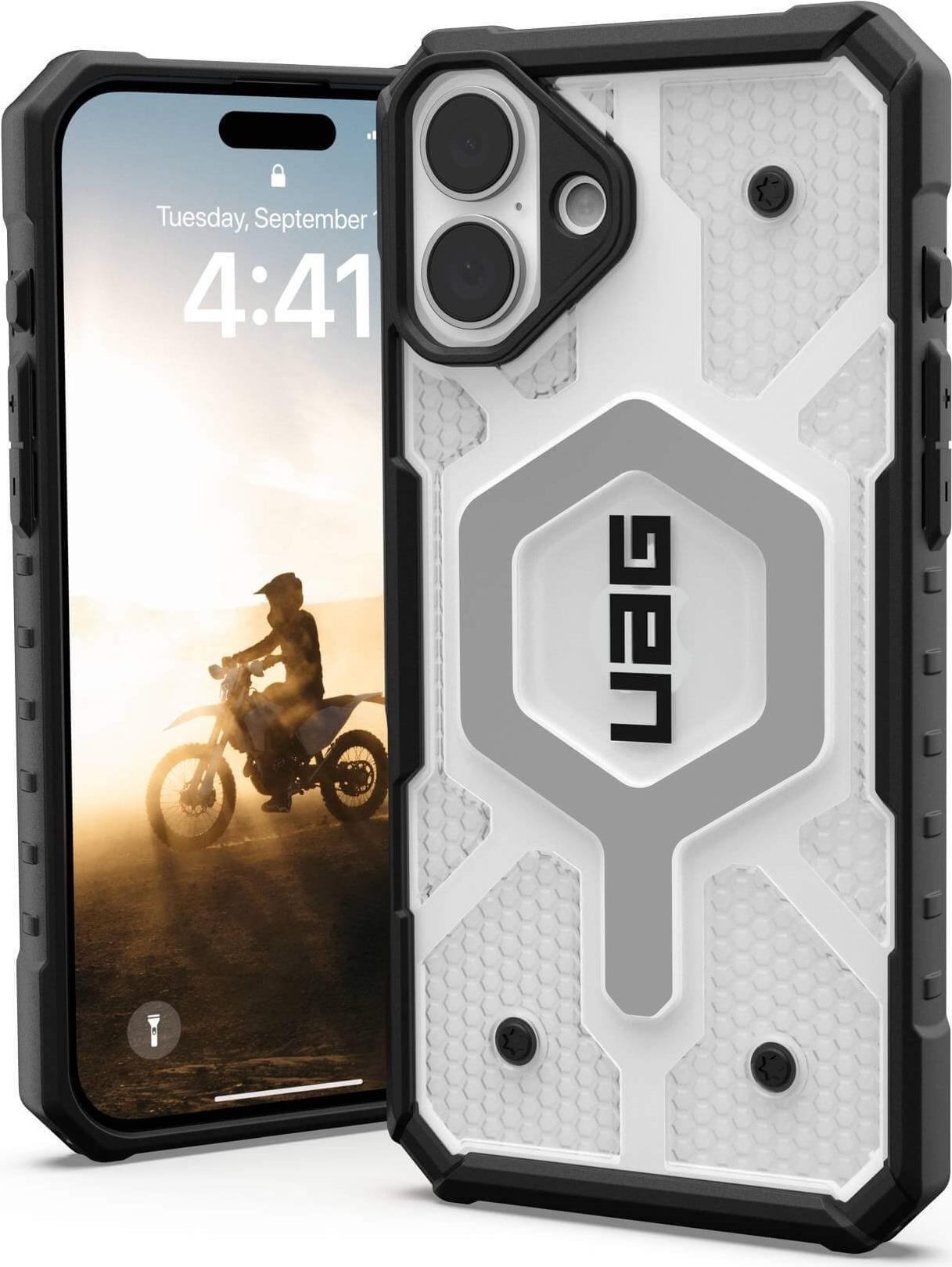 UAG Urban Armor Gear Pathfinder MagSafe Case | Apple iPhone 16 Plus | ice (transparent) | 114463114343 (114463114343)