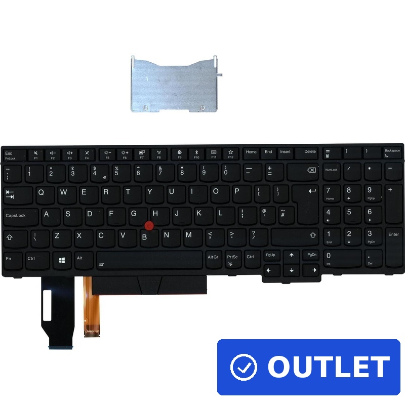 Lenovo Keyboard w/Backlight English U.K. (01YP708) (B-Ware)