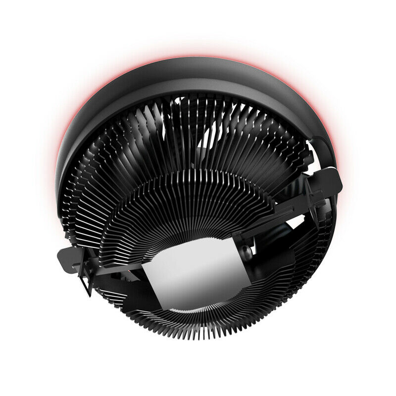 PCCOOLER E126M Top-Blow CPU-Kühler 12 cm Schwarz/Rot