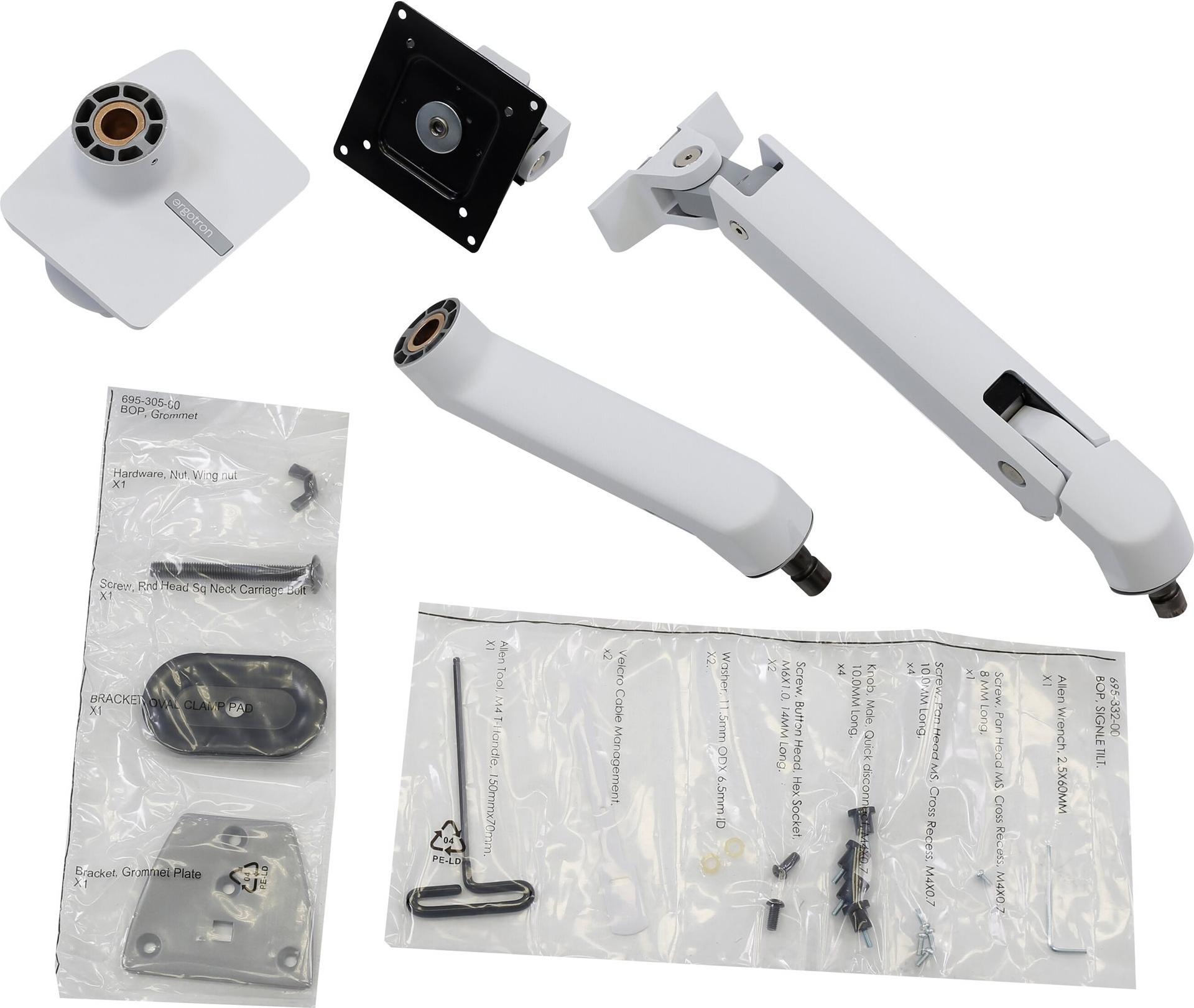 Ergotron HX HD Monitor Arm 49" Weiß