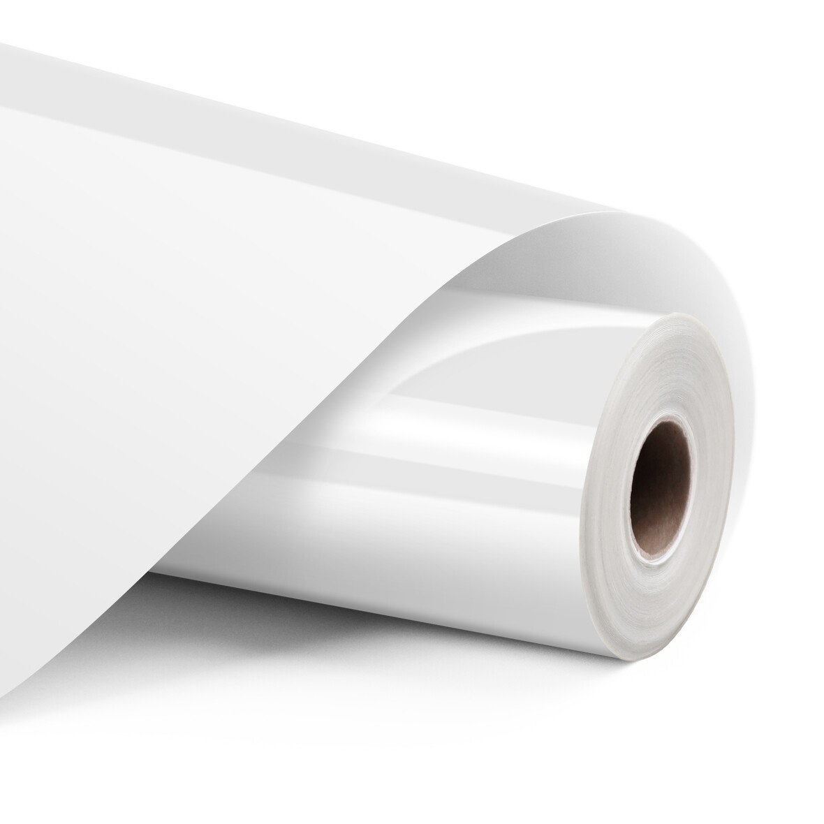LOKLiK Heat Transfer Vinyl Basic Hitzetransfervinyl 305 x 1800 mm Glänzend Weiß