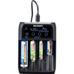 VOLTCRAFT IPC-2 NiMH, NiCd, LiIon, LiFePO Mini (AAAA), Micro (AAA), Mignon (AA), Baby (C), Sub-C, A, 10440, 14500, 14650, 16340, 17355, 17500, 17650, 17670 (IPC-2)