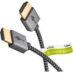 Goobay Slim High-Speed-HDMI -Kabel mit Ethernet - 4K/60Hz (75752)