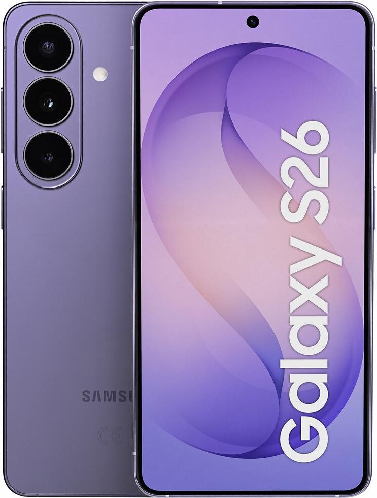 Samsung Galaxy S26 256GB Cobalt Violet EU 15,93cm (6,3") OLED Display, Android 16, 50MP Triple-Kamera (SM-S942BZVGEUE)