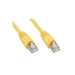 Patchkabel S-STP (PIMF), Cat 6, gelb, 7,5 m Patchkabel mit besonders schmalem Knickschutz (71507Y)