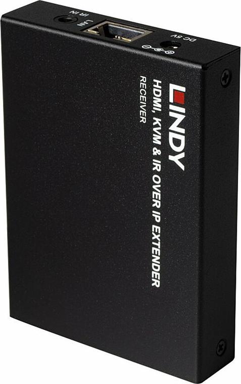Lindy HDMI, KVM & IR over IP Extender Empfänger 150 m bis 1080p Schwarz