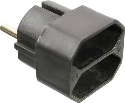 as - Schwabe 48212 Steckdosen-Verteiler Schwarz (48212)