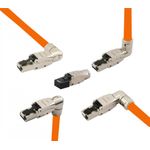 Helos feldkonfektionierbarer Premium Cat 6A Stecker 5-Ausführungen (263836)