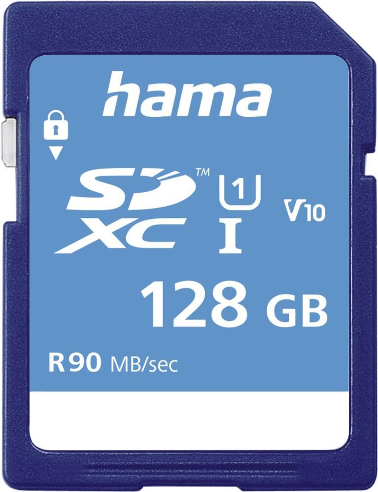 Hama SDXC 128GB Speicherkarte Klasse 10 UHS-I (00124137)