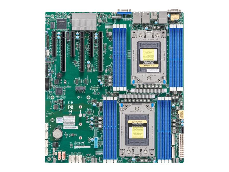 Supermicro H12DSi-NT6 Server-Mainboard E-ATX Sockel SP3 2x 10-Gigabit-Ethernet DDR4 ECC