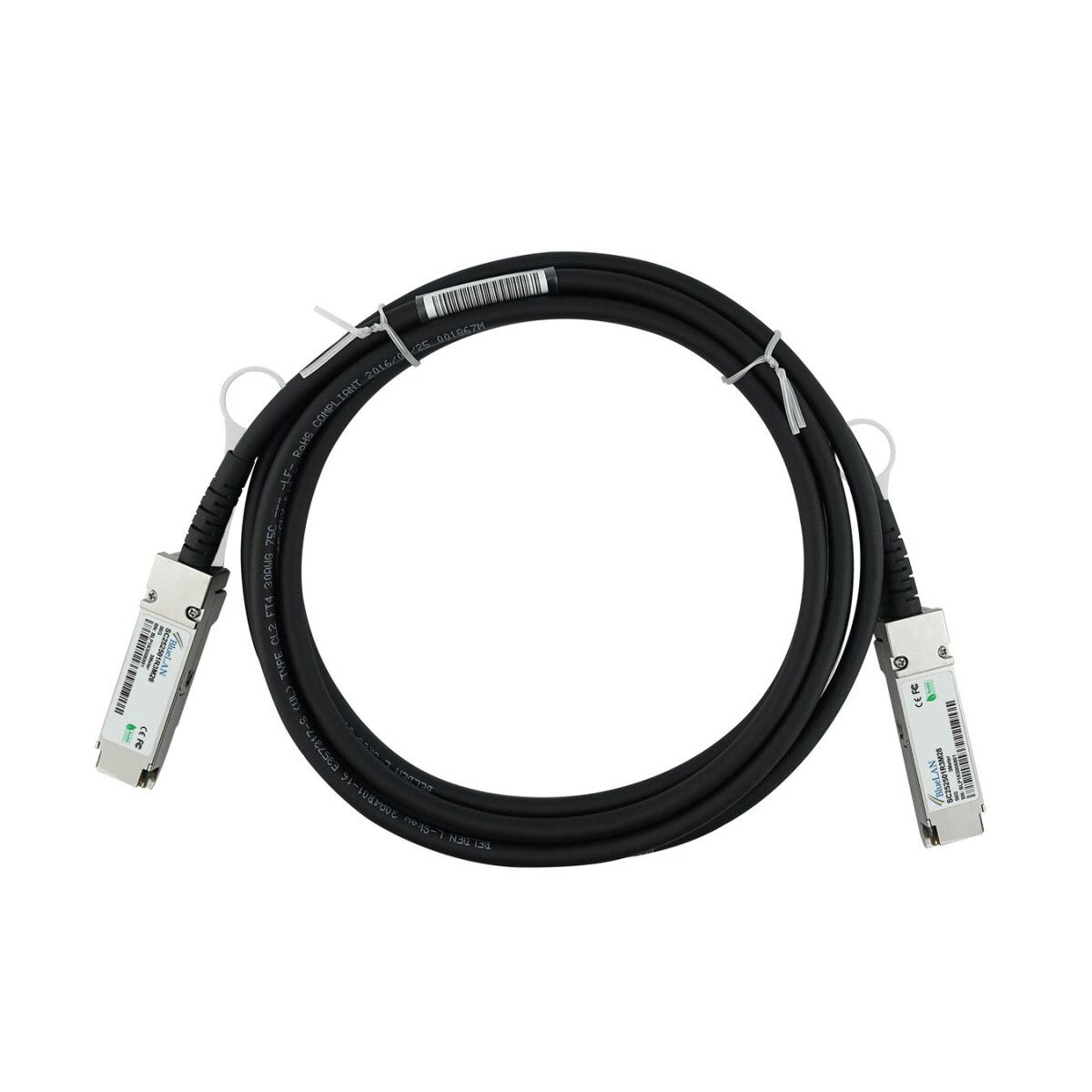 BlueLAN QSFP56 Direct Attach Kabel kompatibel Infortrend 9624CM200CAB0-003 200Gb/s InfiniBand HDR 1m 30AWG