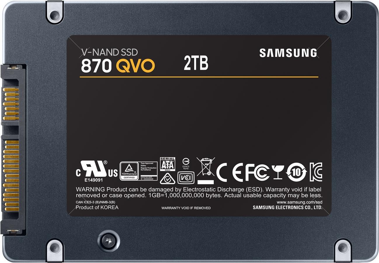 Samsung 870 QVO 2 TB SSD 2.5" SATA III