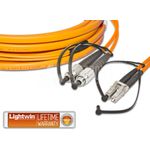 Lightwin High Quality Flat-Duplex LWL Patchkabel, MM OM1, FC - LC LWL Patchkabel (LDP-62 FC-LC 3.0 FD)
