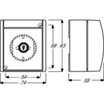 Busch-Jaeger Schutzkontakt-Steckdose abschließbar Ocean Aufputz Blau-Grün 20 EWSL-53 (20 EWSL-53)