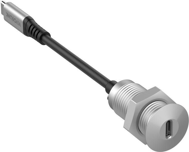 Vivolink USB-C Desk socket grey with (PROUSBCMF0.3SOCKET)