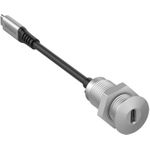 Vivolink USB-C Desk socket grey with (PROUSBCMF0.3SOCKET)