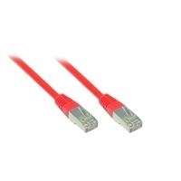 Patchkabel, Cat. 5e, SF/UTP, rot, 3m, Good Connections® (855R-030)