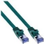 InLine® Patchkabel flach, U/FTP, Cat.6A, grün, 5m (71805G)