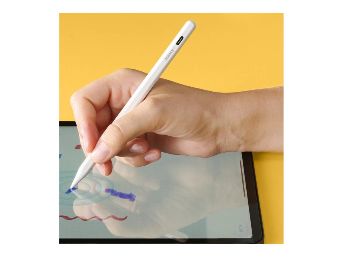 Hama Scribble Aktiver Eingabestift für Apple iPad Weiß