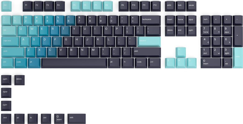 Glorious GPBT Keycaps (GLO-KC-GPBT-CI)