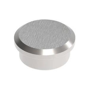 MAUL Neodym-Kraftmagnet, Durchmesser: 25 mm, nickel Haftkraft: 13 kg, rund, mit abgesetzter Kante zum besseren - 1 Stück (6170596)