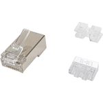 Equip Cat.6A RJ45 Geschirmter Stecker, 100 Stück pro Packung. Stecker: RJ-45, Produktfarbe: Satinierter Stahl, Transparent, Steckerverbindergeschlecht: Männlich. Gewicht: 2,48 g, Breite: 22,4 mm, Tiefe: 11,7 mm. Menge pro Packung: 100 Stück(e). Verpackungsbreite: 275 mm, Verpackungstiefe: 175 mm, Verpackungshöhe: 70 mm. Ursprungsland: China, Breite des Versandkartons: 430 mm, Länge des Versandkartons: 360 mm (121147)