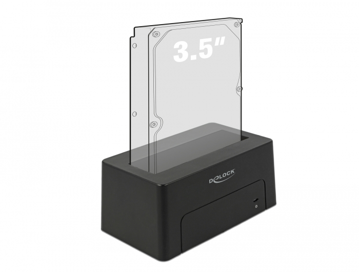 Delock 63958 HDD-Dockingstation SATA 6Gb/s USB 3.1 (Gen 2) Schwarz