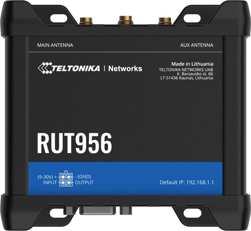 Teltonika RUT956 Mobilfunk-Router 3 Port 100 Mbit/s Schwarz