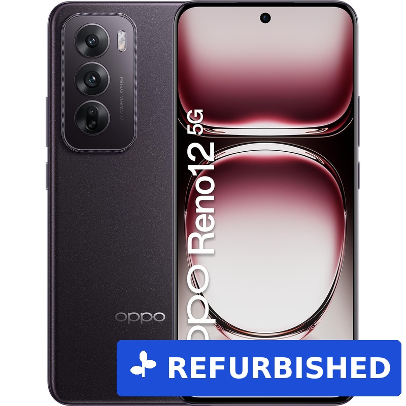 OPPO Reno12 5G 17 cm (6.7") Dual-SIM Android 14 USB Typ-C 12 GB 256 GB 5000 mAh Schwarz (110010233902) (B-Ware)