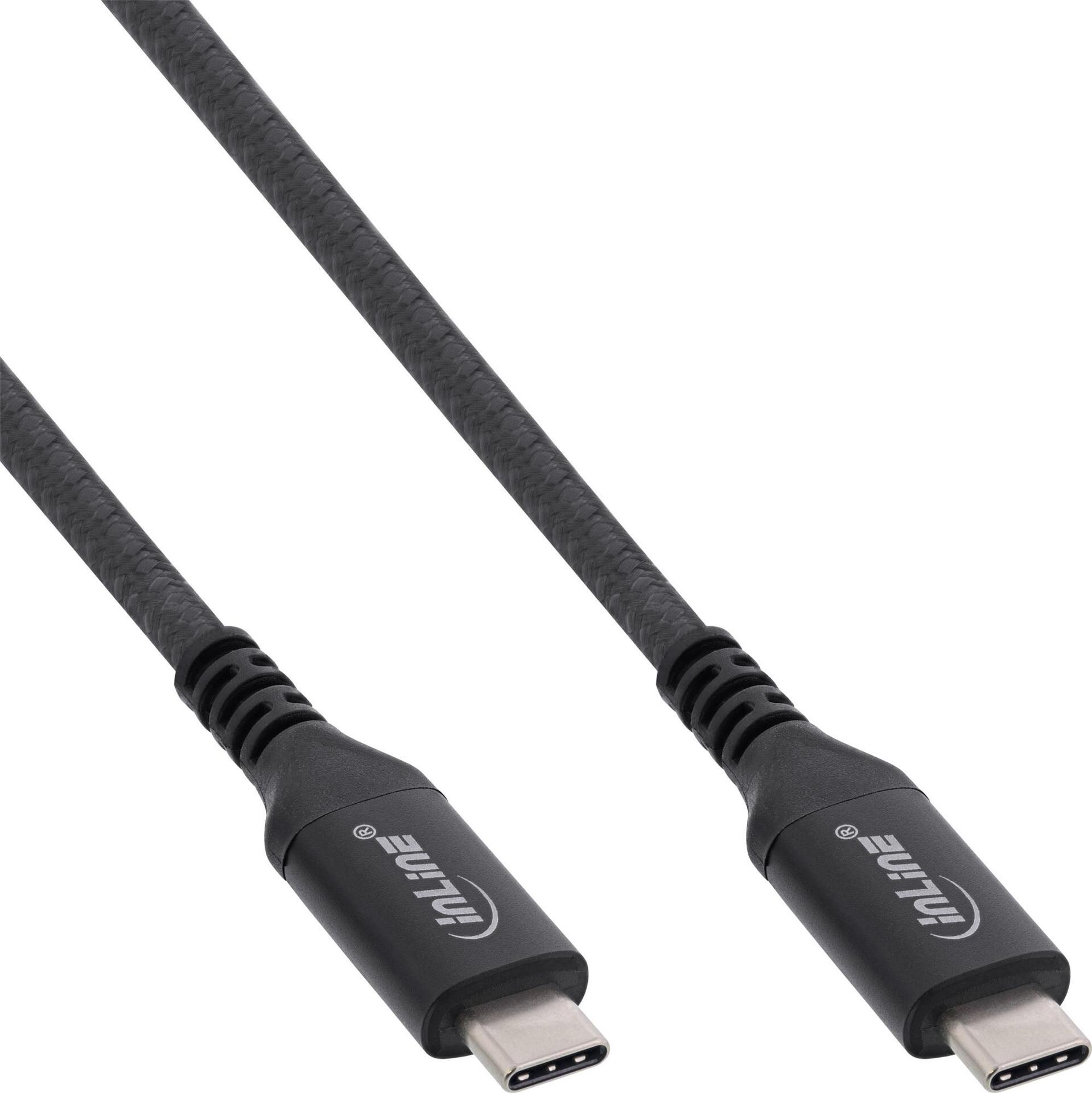 InLine USB4 Kabel USB-C Stecker/Stecker 8K60Hz schwarz 2m (35902A)