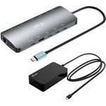 i-tec USB-C Metal NanoDock 2xHDMI 1xUSB-C Video 1xGLAN 1xAudio/Mic 1xSD/microSD 1xUSB 3.2 (C31NANOTRIPLED140)
