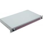 Helos LWL 19" Spleissbox 24 x LC Duplex OM4 spleißfertig grau (375560)