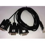 ALLNET ALL4500_COM 3 x DB9 RJ-45 Schwarz Kabelschnittstellen-/adapter (ALL4500_COM)