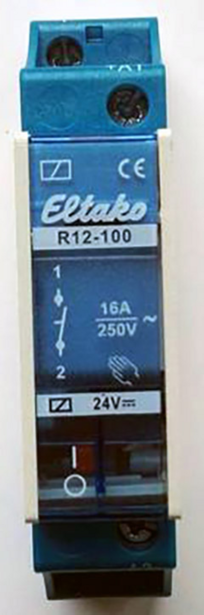 Eltako Electronics Schaltrelais 1S 16A R12-100-24V DC (22100055)