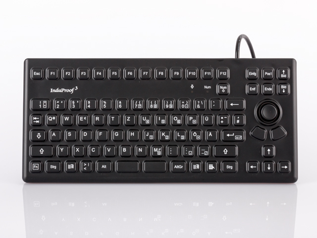 InduKey InduProof 3 TKG-086-MB-IP68-BLACK Tastatur USB Mechanisch Schwarz